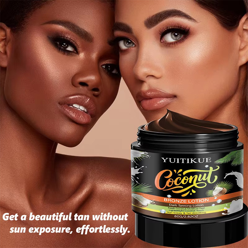 YUITIKUE Kokosnuss Bronze-Bräunungslotion, 80g, Unisex - Bild 5