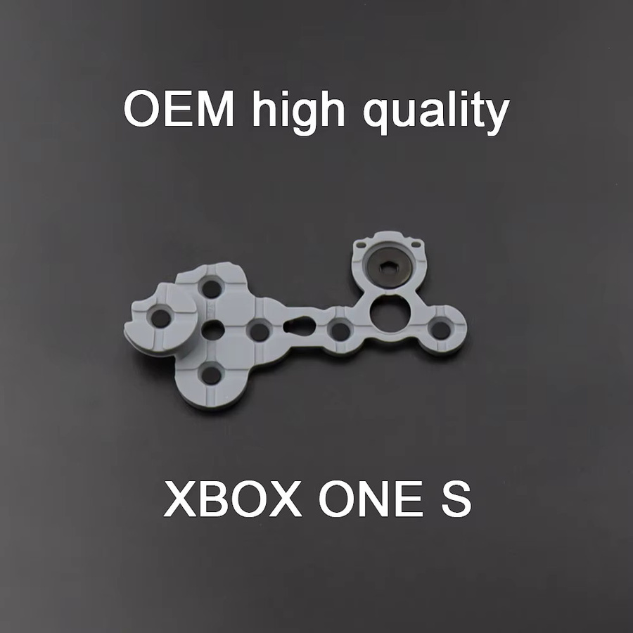 TingDong Reparatur-Set für Xbox One und One S Controller D-Pad mit Metallkuppelblech und leitfähigem Gummi in Grau - Bild 2