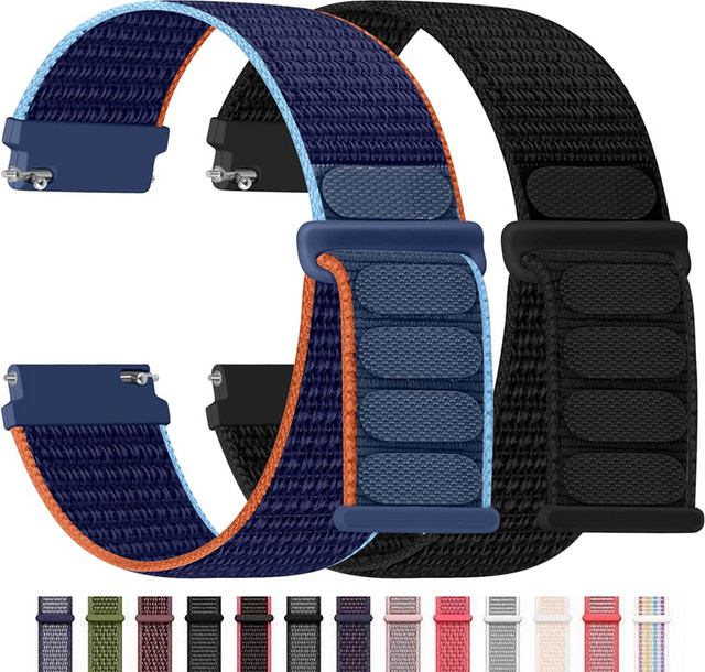 NEY Uhrenarmband Textil/NATO, Schwarz, Unisex - Bild 1