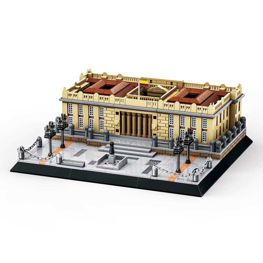 LEGO 4230 Bogota Kolumbien Bolivar-Platz Gebäude, Bausteine, 832 Teile - Bild 3