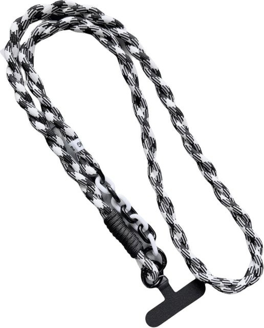 Wuhiyong Geflochtenes Nylon-Handy-Lanyard Crossbody Hängeseil in Schwarz für Unisex - Bild 1