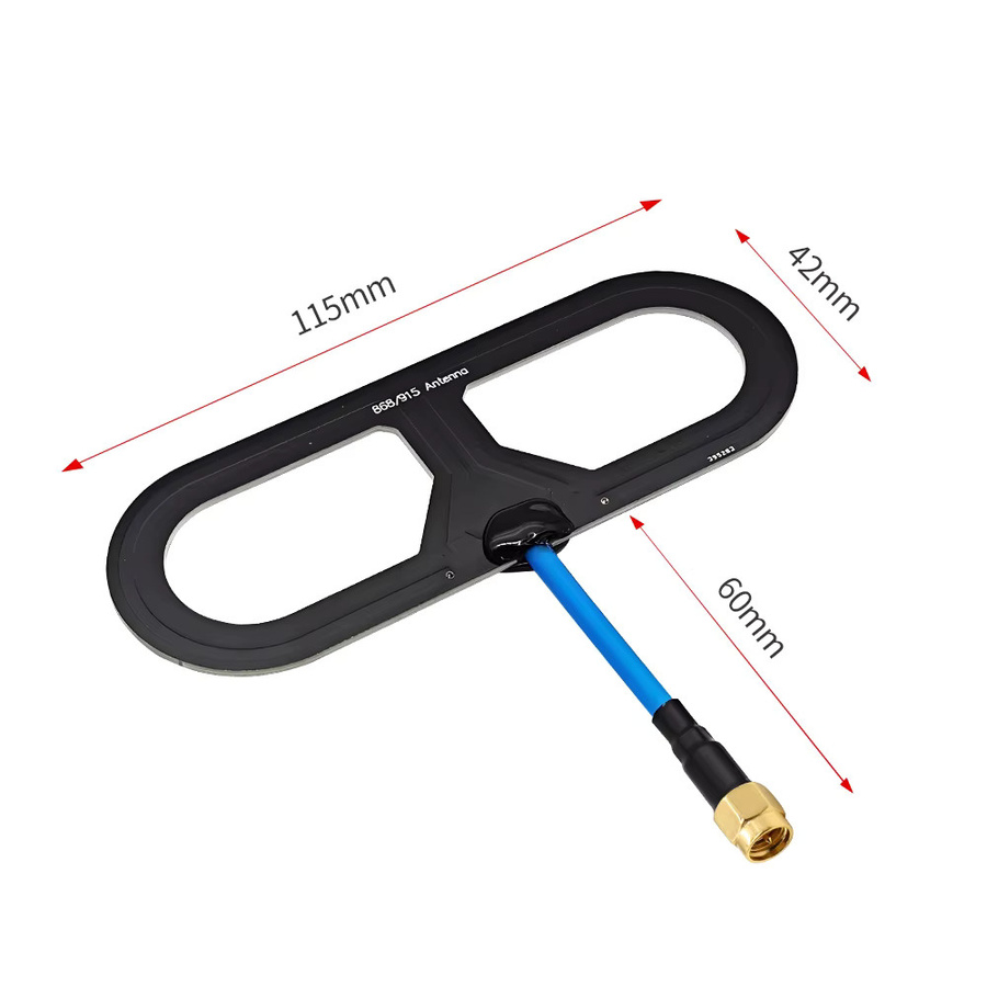 NOWEPOCH FPV Antenne Omnidirektional mit 3dBi und SMA Stecker in Schwarz für 868 MHz und 915 MHz, kompatibel mit TBS, FRSKY, ELRS, JUMPER und FUTABA - Bild 2