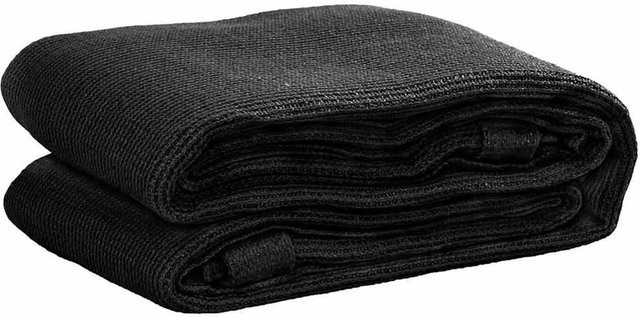 vidaXL Zeltteppich aus HDPE in Schwarz, B/T: 700 x 400 cm - Bild 1