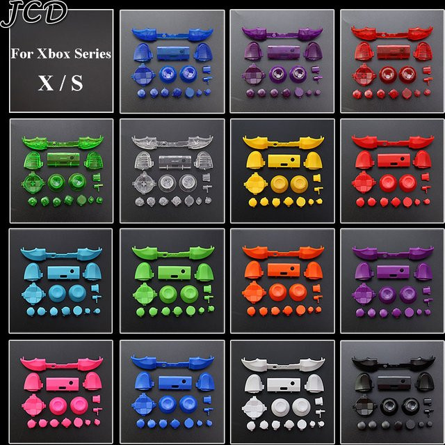 JCD Bumper Trigger Tasten Mod Kit für Xbox Series X S Controller in Rot - Bild 1