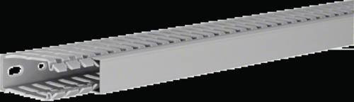 Hager Verdrahtungskanal BA760025 Grau, B/H/L: 25 x 60 x 2000 mm - Bild 1