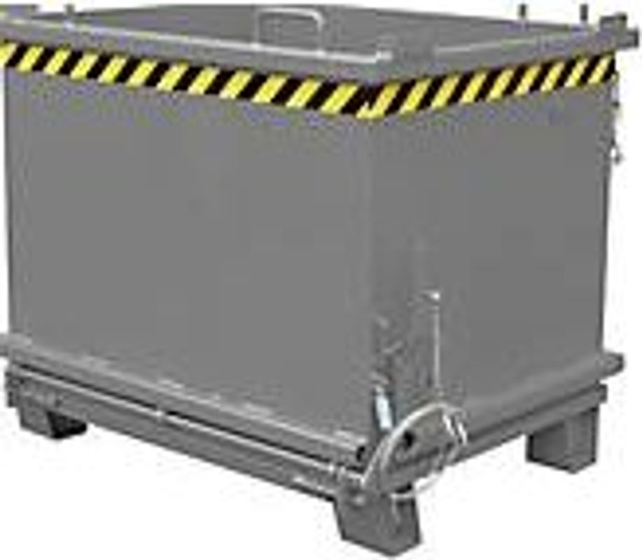 Klappbodenbehälter SB 1000 von Bauer, grau, B/T/H: 130,4 x 93,0 cm - Bild 2