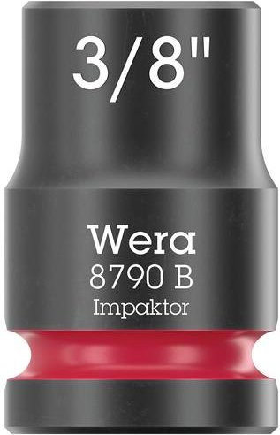 Wera Impaktor 8790 B Außen-Sechskant Steckschlüsseleinsatz 3/8 in Schwarz - Bild 1
