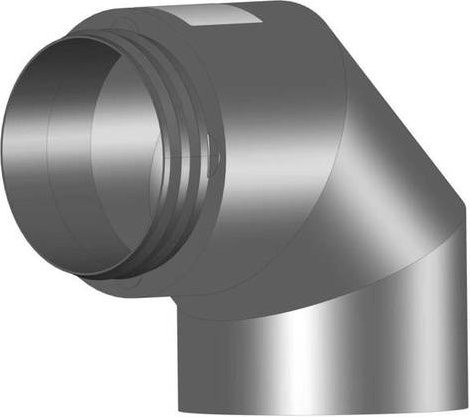 Helios Ventilator Bogen 9452 in Grau für Rohrdurchmesser 180 mm - Bild 1