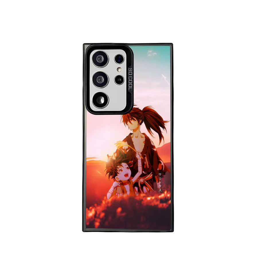Anime Hyakkimaru Silikon Handyhülle für Samsung Galaxy S25 Edge S24 S23 S22 S21 S20 Ultra in Bunt und Silber - Bild 5