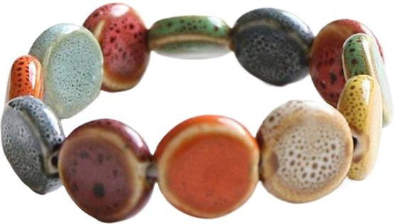 RubyHiso Armband, Keramik, Perlen, Bunt, Damen - Bild 1