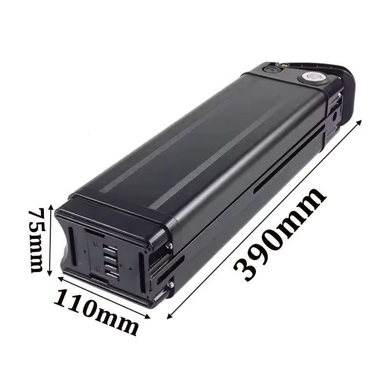 Aleaivy Li-Ion Akku 36V 15Ah mit Sicherheits-BMS für Bafang Silverfish 250-750W Fahrradmotor-Kits, Farbe: Silber/Schwarz - Bild 4