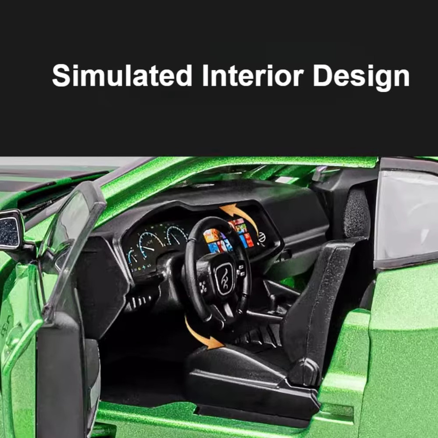 Platinum Challenger SRT Hellcat Dämonenaugen, Modellauto, 1:22, Metall, Licht und Sound - Bild 2