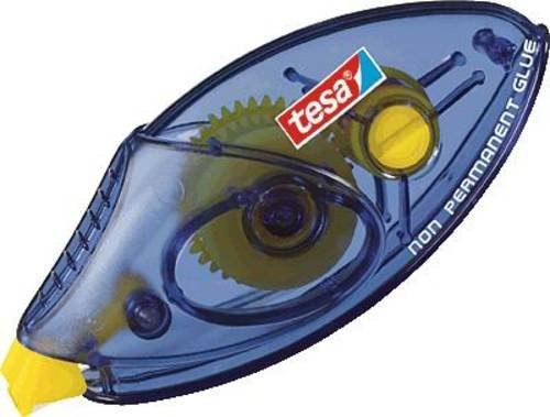 tesa Kleberoller ecoLogo wiederablösbar blau und gelb - Bild 1