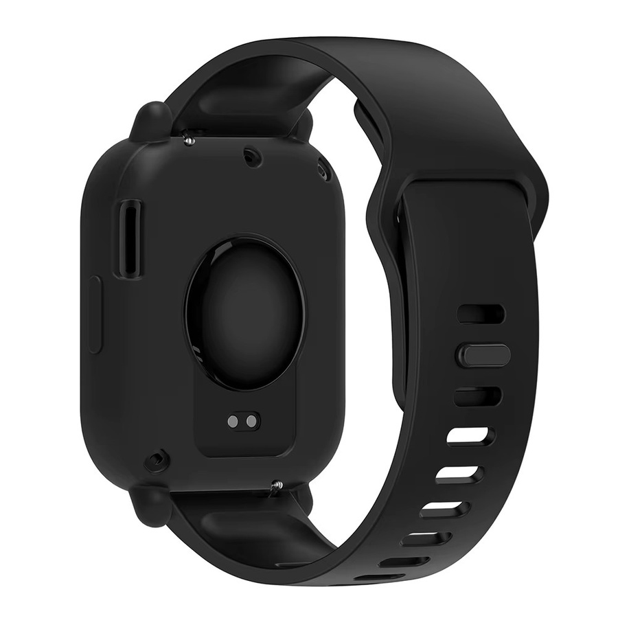 Xiaomi Uhrenarmband Silikon, Redmi Watch 5 Active, Schwarz, mit Schutzhülle - Bild 3