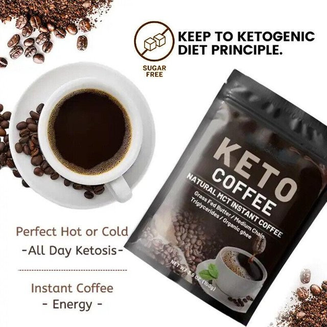 HALLOYOUNG Kaffee Instant-Drink, Kaffeepulver, Kollagen, 100g - Bild 1