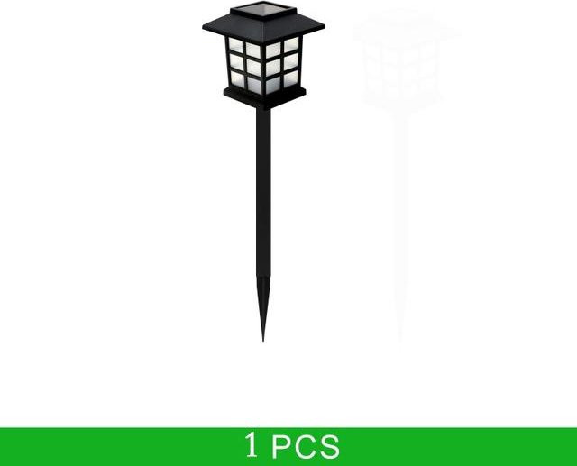 SHIJIN Light LED Solar-Wegeleuchte weiß wasserdichte Outdoor-Gartenleuchte mit Dämmerungssensor - Bild 1