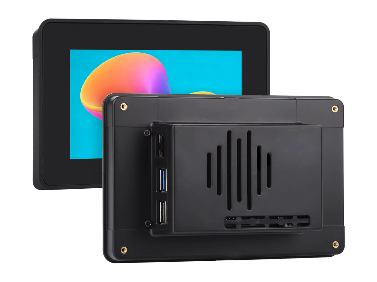 Waveshare Schutzhülle in Schwarz für Raspberry Pi 5-Zoll-Touch-Display 2 und Raspberry Pi 5 - Bild 3