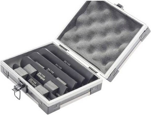 Dasqua 1801-0110-A Premium-Magnet-Parallel-Set mit Griff aus Edelstahl in Silber, Länge: 125 mm - Bild 1