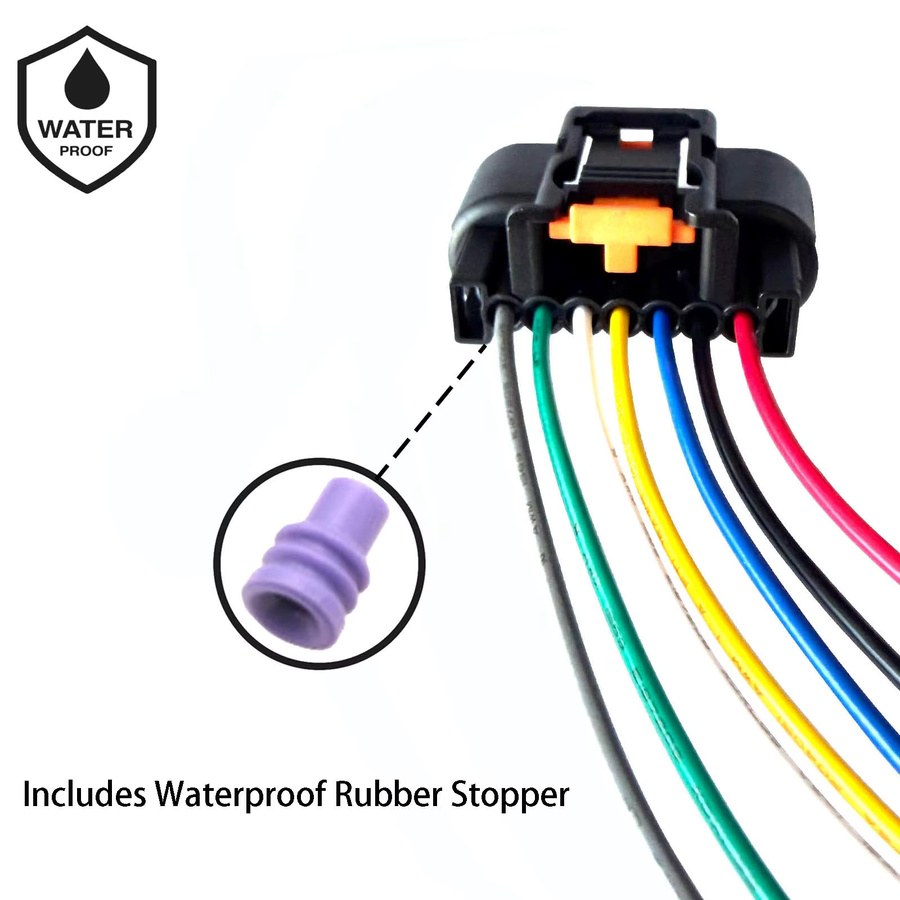 AUTOXBERT 7-poliger Spulenpaket-Anschluss vorverdrahteter Stecker PP10000888 1930-0958 für Opel Vauxhall Adam Ampera Astra Mokka Meriva Insignia Corsa - Bild 5
