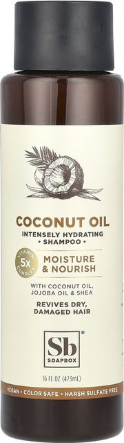 Soapbox Shampoo, Kokosnussöl, Jojobaöl, Sheabutter, 473 ml, Unisex - Bild 1
