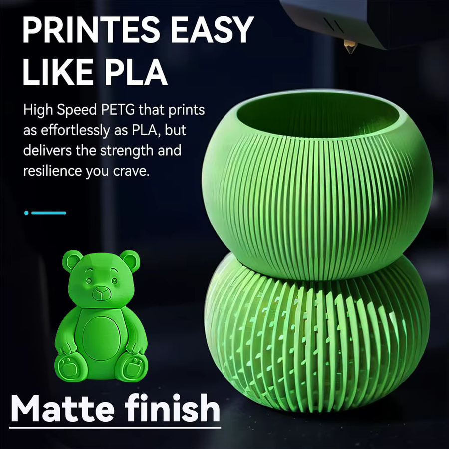 JAYO Hochgeschwindigkeits Matt-PETG Filament 1,75mm für FDM 3D-Drucker 5,5kg - Bild 2