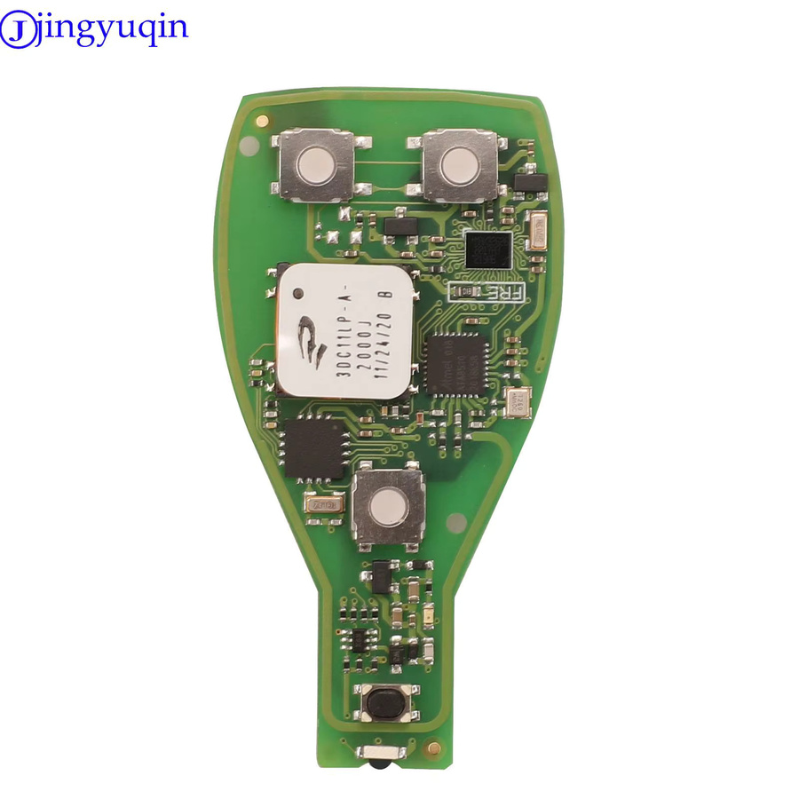 Xhorse Jingyuqin Smart Key Shell Board für Mercedes Benz mit 3/4 Tasten in Grün für VVDI BE Key Pro verbesserte Version - Bild 1