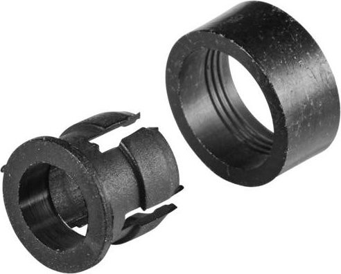 TRU COMPONENTS LED-Fassung TC-10874496 aus PA66 in Schwarz passend für 5mm SnapIn LEDs - Bild 1