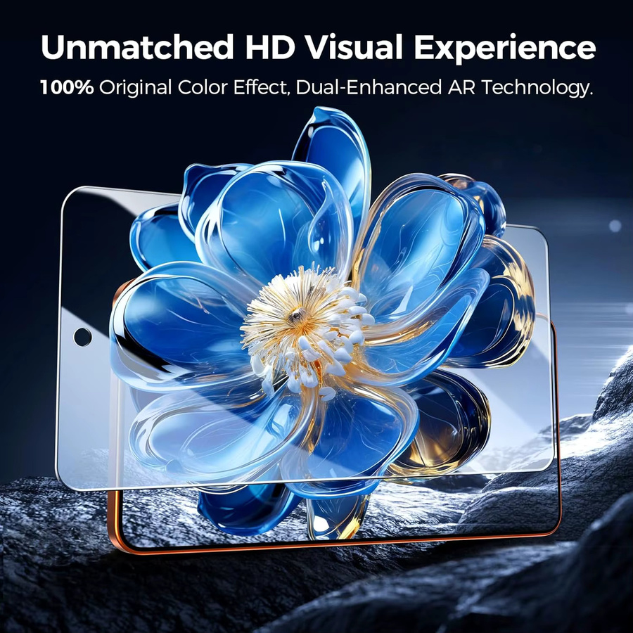 Samsung Displayschutzfolie aus gehärtetem Glas, transparent, passend für Galaxy S24 Serie - Bild 5