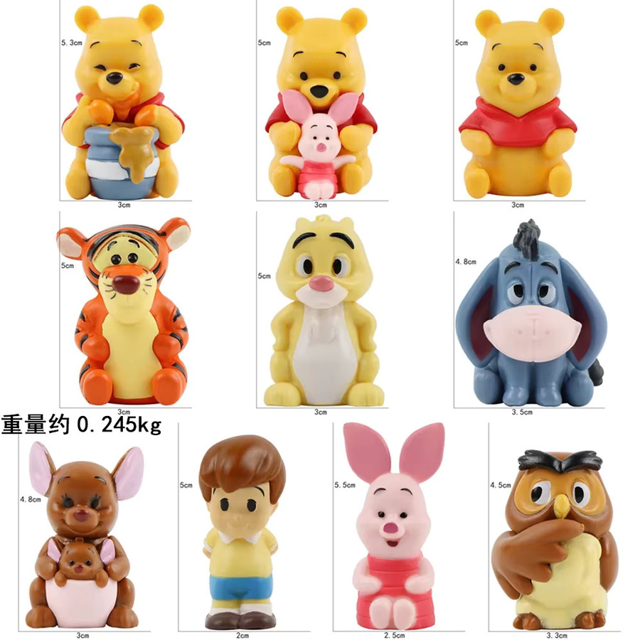 Potdemiel Winnie The Pooh Actionfigur, 10-teiliges Set, Disney - Bild 4