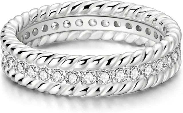 Ring parmuz, 925 Sterlingsilber, Kabelstein, Damen, Mädchen - Bild 1