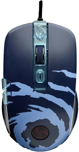 Lexip Naruto Shippuden Kakashi Kamui Gaming-Maus kabelgebunden, optisch, Schwarz-Blau, 12000 dpi, beleuchtet, mit Gewichts-Tuning - Bild 1