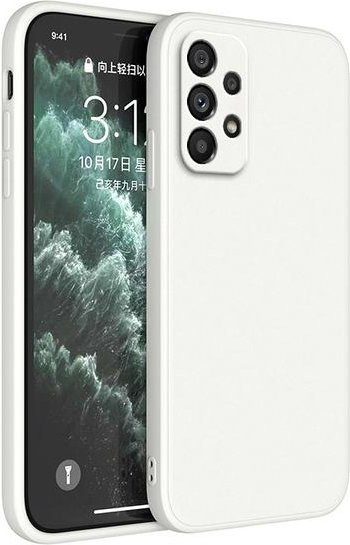 Flüssigsilikon-Telefonhülle für Samsung Galaxy A-Serie in Weiß - Bild 1