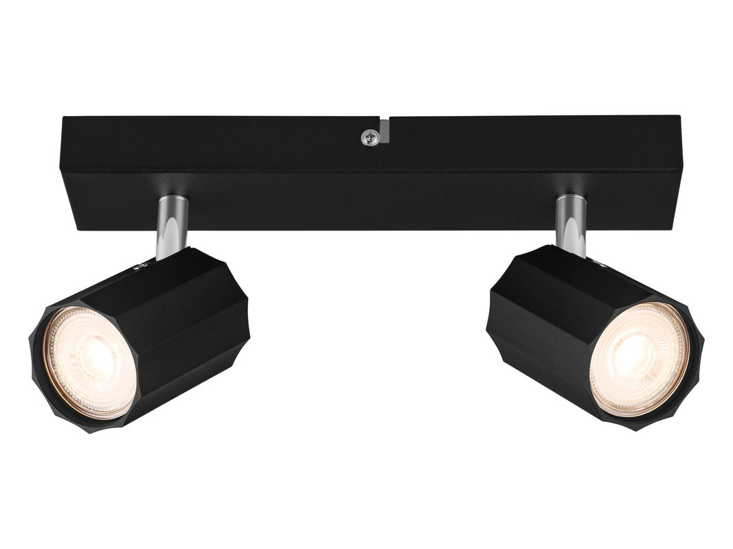 LIVARNO HOME Wand- und Deckenleuchte mit neigbaren und schwenkbaren LED-Spots in Schwarz - Bild 3