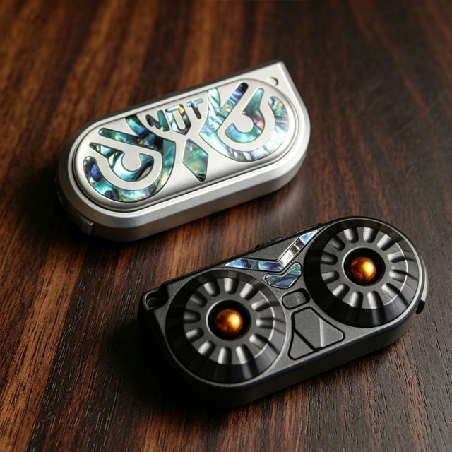 AHHLCLT Eule EDC Magnetischer Push-Slider, Fidget-Slider-Spielzeug, Mechanischer Slider 3-in-1 - Bild 1
