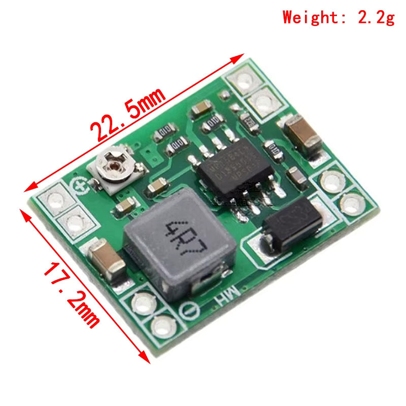 5er Set Si Tai&SH MP1584EN DC-DC Step-Down Konverter Modul, einstellbare Spannungsregler, Farbe: Grün - Bild 2