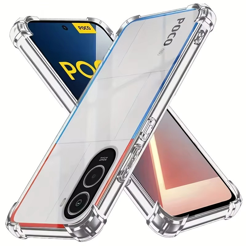 Transparente Silikon Schutzhülle für Xiaomi Poco M7 4G und 5G - Bild 2