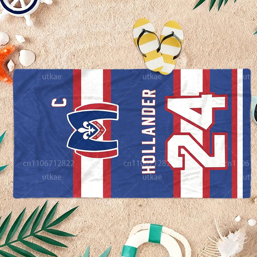 HOLLANDER Hockey Strandtuch Heated Rivalry, schnelltrocknend, weiß/mehrfarbig, B: 40 cm, H: 60 cm - Bild 4