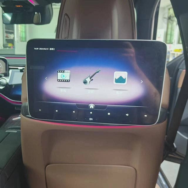 GZBBAO 13,3 Zoll Auto Kopfstütze Monitor mit Android Touchscreen für Mercedes-Benz C E GLC Klasse, 32GB/64GB - Bild 1