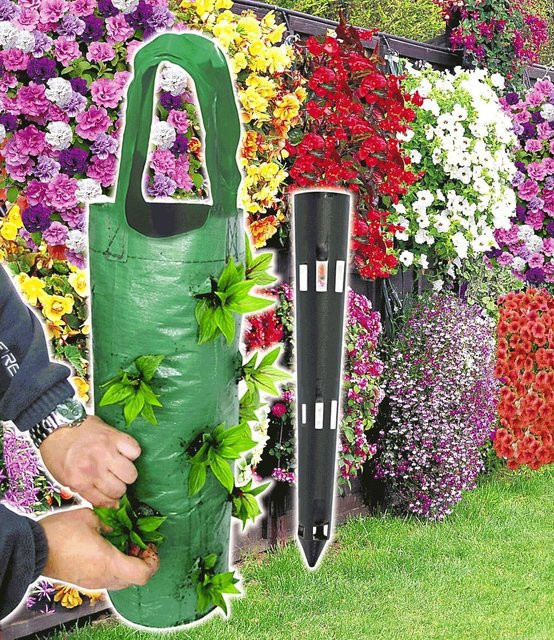 Pflanzbeutel Kaskade mit Gießtrichter - Bild 1