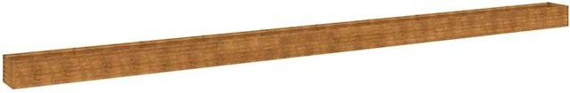 DELUKE Hochbeet AKSEL aus Cortenstahl in Braun, unten offen, B: 960 cm, T: 50 cm, H: 36 cm - Bild 1
