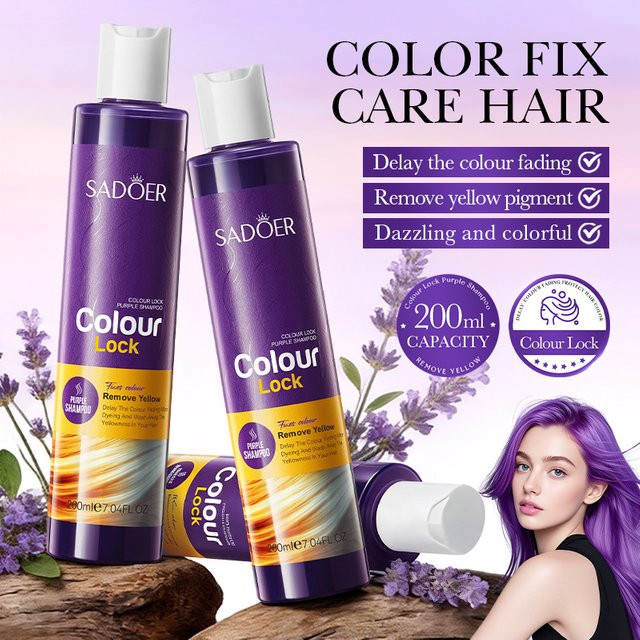 Lock Color Purple Shampoo, Unisex - Bild 1