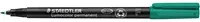 STAEDTLER Lumocolor permanent 318 Folienstift mit feiner Spitze in Schwarz und Grün - Bild 1