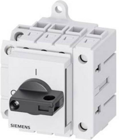Siemens Lasttrennschalter Schwarz 4polig 40A 16mm² 1 Schließer 1 Öffner 690 V/AC 3LD33301TL11 - Bild 1