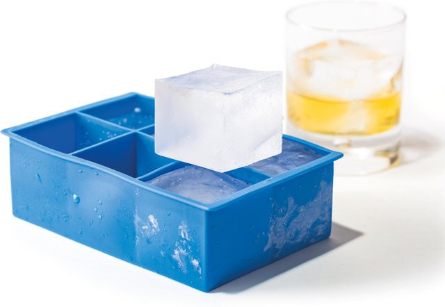 Hendi Silikon-Eiswürfelform in Blau für 6 XXL-Eiswürfel - Bild 1
