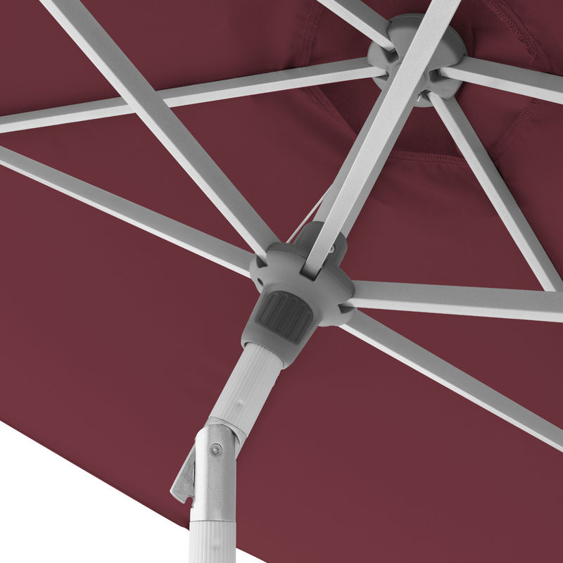 Doppler Sonnenschirm Act Auto-Tilt 305 Mittelstockschirm in Rot mit Ø 305 cm - Bild 2