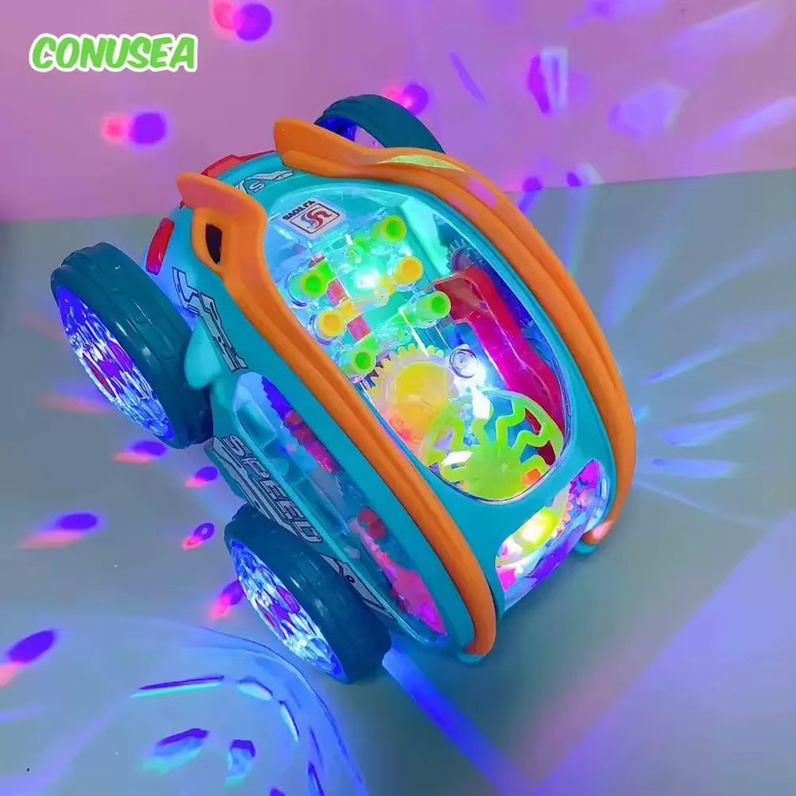CONUSEA Rc Stunt Lkw, Modell Auto, mit Licht und Musik, Bunt / Mehrfarbig - Bild 2