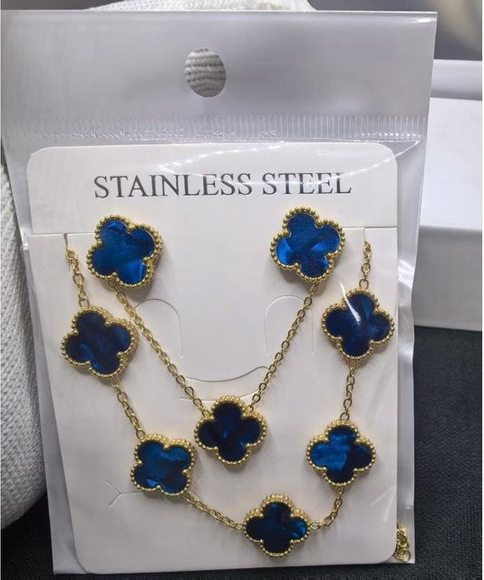 Schmuck-Set 750 Gold, Armband, Halskette, Ohrringe, Damen - Bild 1