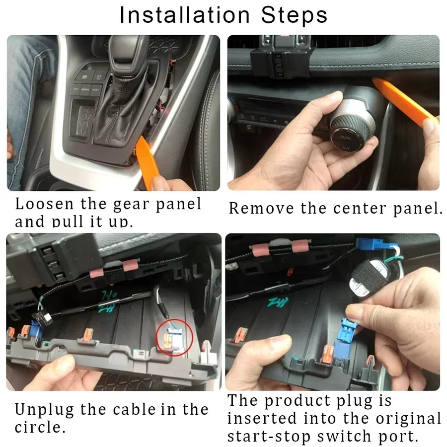 Soarhorse Automatischer Stop Start Kabel Eliminator Schalter für Toyota Land Cruiser J300 LC300 2022-25 - Bild 2