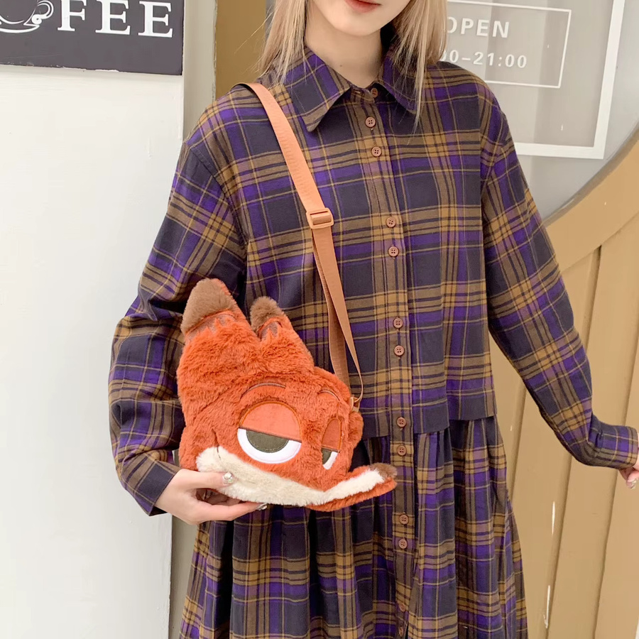 Potdemiel Zootopia 2 Nick Plüsch-Cosplay-Tasche, Umhängetasche - Bild 3