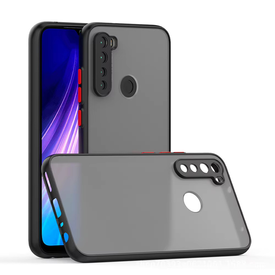 Skin Feel Armor stoßfeste Hart-PC-Schutzhülle für Xiaomi Redmi Note 8 in Blau - Bild 2